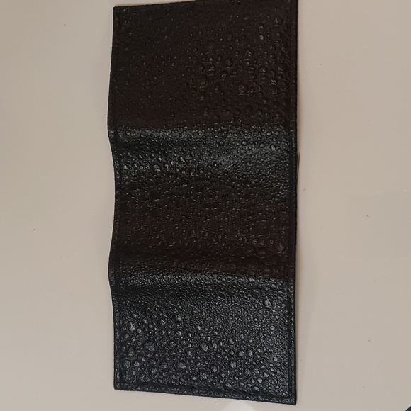 Men's Black Leather Wallet - Picture 3 of 4